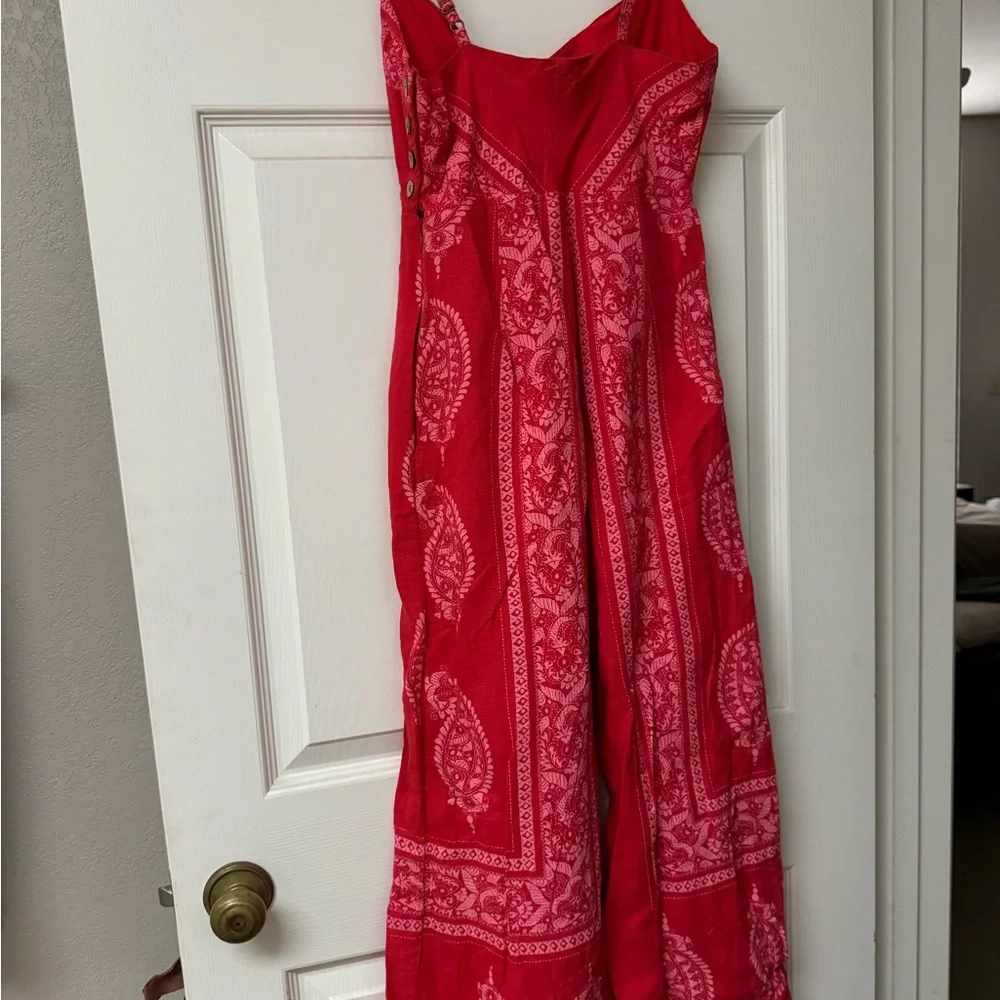 Free People Red Jumpsuit - Picture 2 of 5